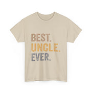 Best Uncle Ever T-Shirt – Funny Gift from Niece with Bold Lettering for Father’s Day or Birthday