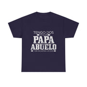 Tengo Dos Titulos Papa Abuelo Funny Spanish Father's Day T-Shirt Gift for Him