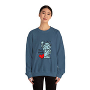 Statue Of Liberty I Love New York Sweatshirt - Unisex Apparel