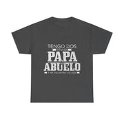 Tengo Dos Titulos Papa Abuelo Funny Spanish Father's Day T-Shirt Gift for Him
