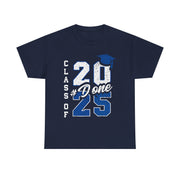 DONE Class of 2025 Graduation T-Shirt – Bold Grad Seniors 2025 Tee for Him or Her to Celebrate the Big Day