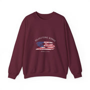 Funny Rejecting Kings Since 1776 Democracy America US Flag Sweatshirt - Unisex Apparel