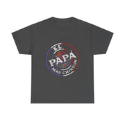 Father's Day El Papa Mas Chingon Funny Mexican Spanish Dad T-Shirt Gift for Him