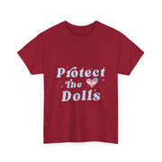 Retro Protect The Dolls Gender Equality Human Rights LGBT T-Shirt - Unisex Apparel