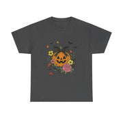 Charming Pumpkin Floral Design Accent Joy T-Shirt - Unisex Apparel