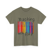 Teaching With Flair Preschool Teacher T-Shirt Back To School Gift