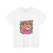 Christmas in July Funny Santa Summer Beach Vibes Hawaiian T-Shirt - Unisex Apparel