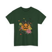 Charming Pumpkin Floral Design Accent Joy T-Shirt - Unisex Apparel