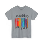 Teaching With Flair Preschool Teacher T-Shirt Back To School Gift