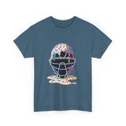 Cool Baseball Catcher Ice Cream T-Shirt Gift for Boys