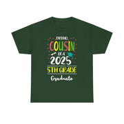Proud Cousin of a 5th Grade Graduate T-Shirt – Funny Class of 2025 Tee for Family Celebrating Graduation