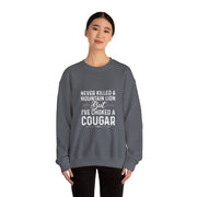 Funny Cougar Hunting Sweatshirt Gift for Men
