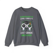 Kindergarten Graduation Gamer Sweatshirt 1st Grade Unlocked Gift for Boys Kids