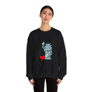 Statue Of Liberty I Love New York Sweatshirt - Unisex Apparel