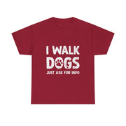 Funny Dog Walking T-Shirt – Whimsical Pet Lover Tee with Art Design for Dog Walkers Women
