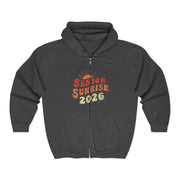 Senior Sunrise 2026 Graduation My Last First Day Zip Hoodie - Unisex Apparel