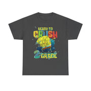 Spongebob Dabbing Ready to Crush 2nd Grade School T-Shirt Gift for Students