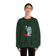 Statue Of Liberty I Love New York Sweatshirt - Unisex Apparel