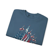 Patriotic USA Flag Fighter Jets Sweatshirt Gift for Fans