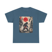 Funny Samurai Bigfoot Japanese Vintage Ukiyo-e Art Unisex T-Shirt