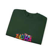 Groovy Aloha Pre-K Teacher Summer Vacation Beach Hawaiian Sweatshirt, Unisex Teacher Gift