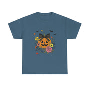 Charming Pumpkin Floral Design Accent Joy T-Shirt - Unisex Apparel
