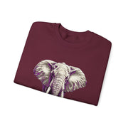 Majestic Elephant Safari Wildlife Artwork Sweatshirt Gift for Animal Lovers