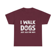Funny Dog Walking T-Shirt – Whimsical Pet Lover Tee with Art Design for Dog Walkers Women