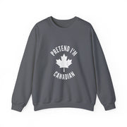Funny Canadian Halloween Costume Sweatshirt for Men & Women