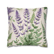 Whispering Lavender Serenity Pillowcase - Elegant Home Decor