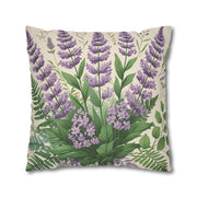 Enchanted Lavender Floral Pillowcase for a Serene Home