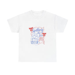 Coquette Spilling The Tea Since 1773 4th Of July Unisex T-Shirt