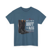 Cowgirl Western Boot 4th of July T-Shirt Gift for Her