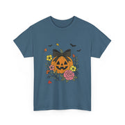 Charming Pumpkin Floral Design Accent Joy T-Shirt - Unisex Apparel