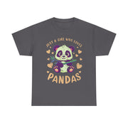 Just a Girl Who Loves Pandas Cute Panda T-Shirt Gift for Her