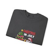Christmas in July Santa Beach Watermelon Kids Youth Sweatshirt