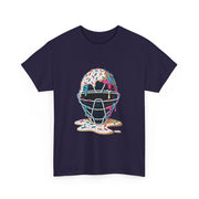 Cool Baseball Catcher Ice Cream T-Shirt Gift for Boys