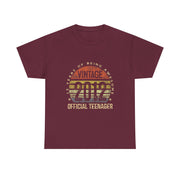 Vintage 2012 Official Teenager 13th Birthday T-Shirt - Unisex Gift