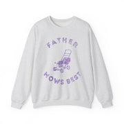 Father Mows Best Lawn Care Gardener Sweatshirt Father's Day Gift for Him