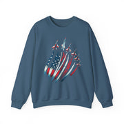 Patriotic USA Flag Fighter Jets Sweatshirt Gift for Fans