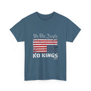 No Kings in America Distress Flag Upside Down We the People T-Shirt - Unisex Apparel