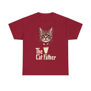 Funny CatFather Cat Dad T-Shirt Gift for Him
