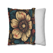 Retro Blooms Flower Pillow Case - Spring Summer Decor