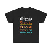 Funny Inflation Holiday T-Shirt - Unisex Apparel