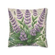 Enchanted Lavender Floral Pillowcase for a Serene Home
