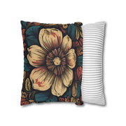 Retro Blooms Flower Pillow Case - Spring Summer Decor