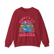 Inappropriate Funny Daddy's Lil Squirter Sweatshirt Gift for Her