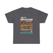 Funny Inflation Holiday T-Shirt - Unisex Apparel