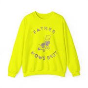 Father Mows Best Lawn Care Gardener Sweatshirt Father's Day Gift for Him