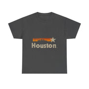 Vintage Houston Texas Strong Stripes City T-Shirt Unisex T-Shirt